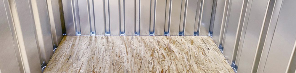 Lagercontainer Holzboden