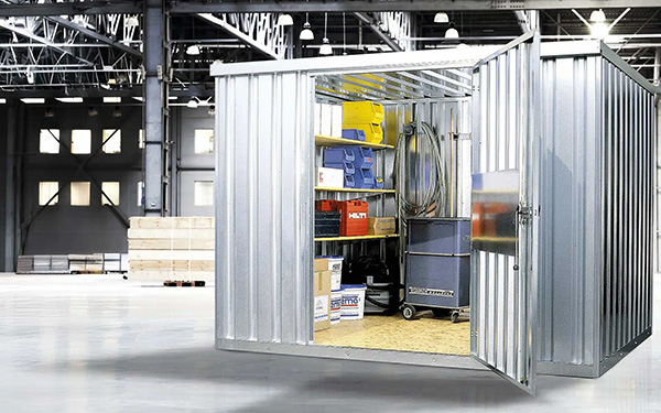 Lagercontainer Einflügeltür