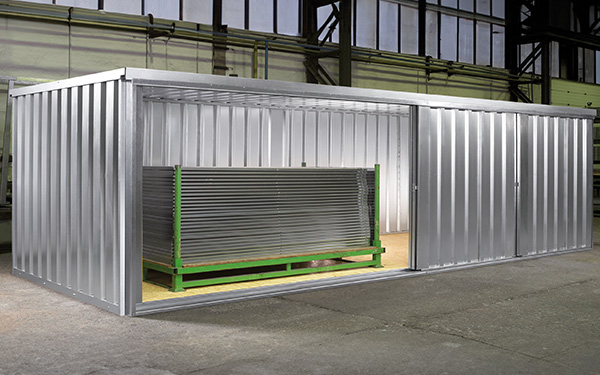 Lagercontainer Schiebetüre