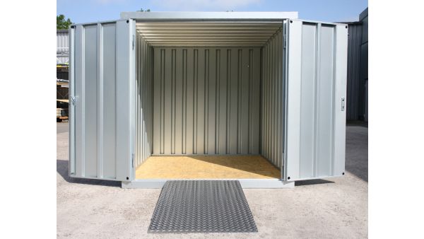 Auffahrrampe 850 x 1465 mm für Schnellbaucontainer