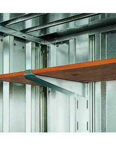 Regal-Set mit 3 Ebenen B2000 x T500 mm für Lagecontainer
