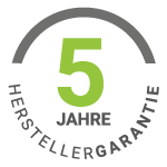 5 Jahre Garantie